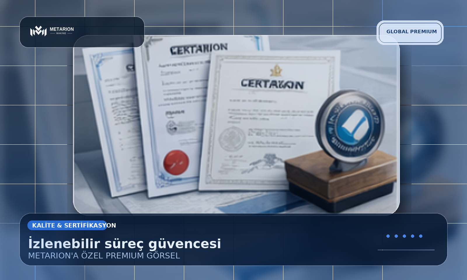 Kalite ve Sertifikasyon Bilgi Dosyası