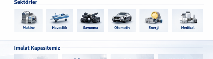 Makine ve Hat Yedek Parçaları